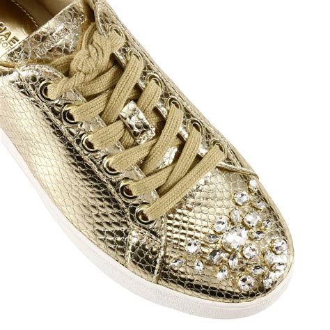 mk gold shoes